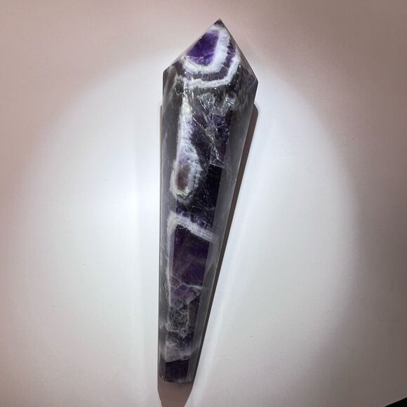 Dream Amethyst Crystal Meditation Scepter Wand - Picture 8 of 13